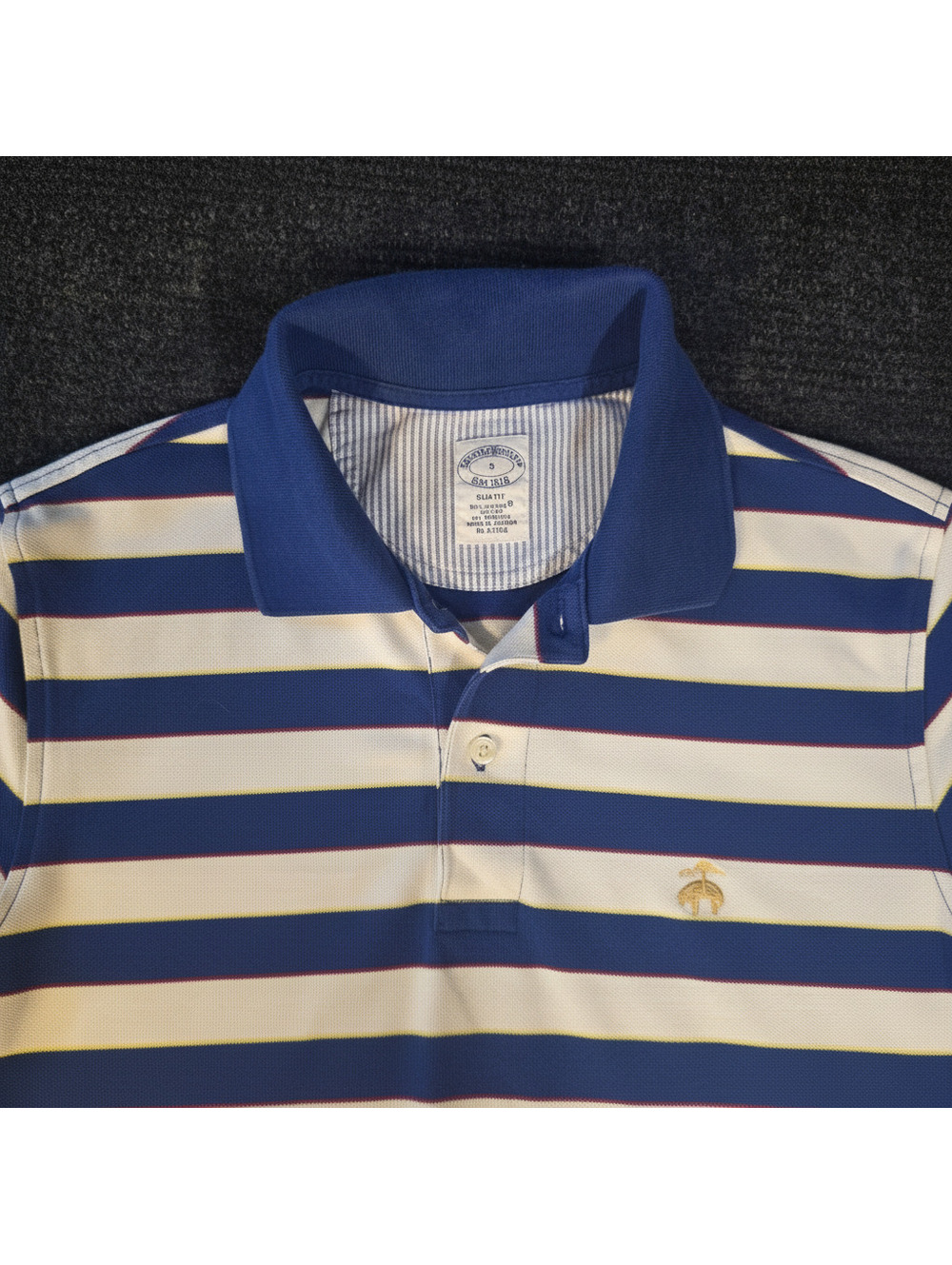 Brooks Brothers Slim Fit Striped Polo Shirt Size Small